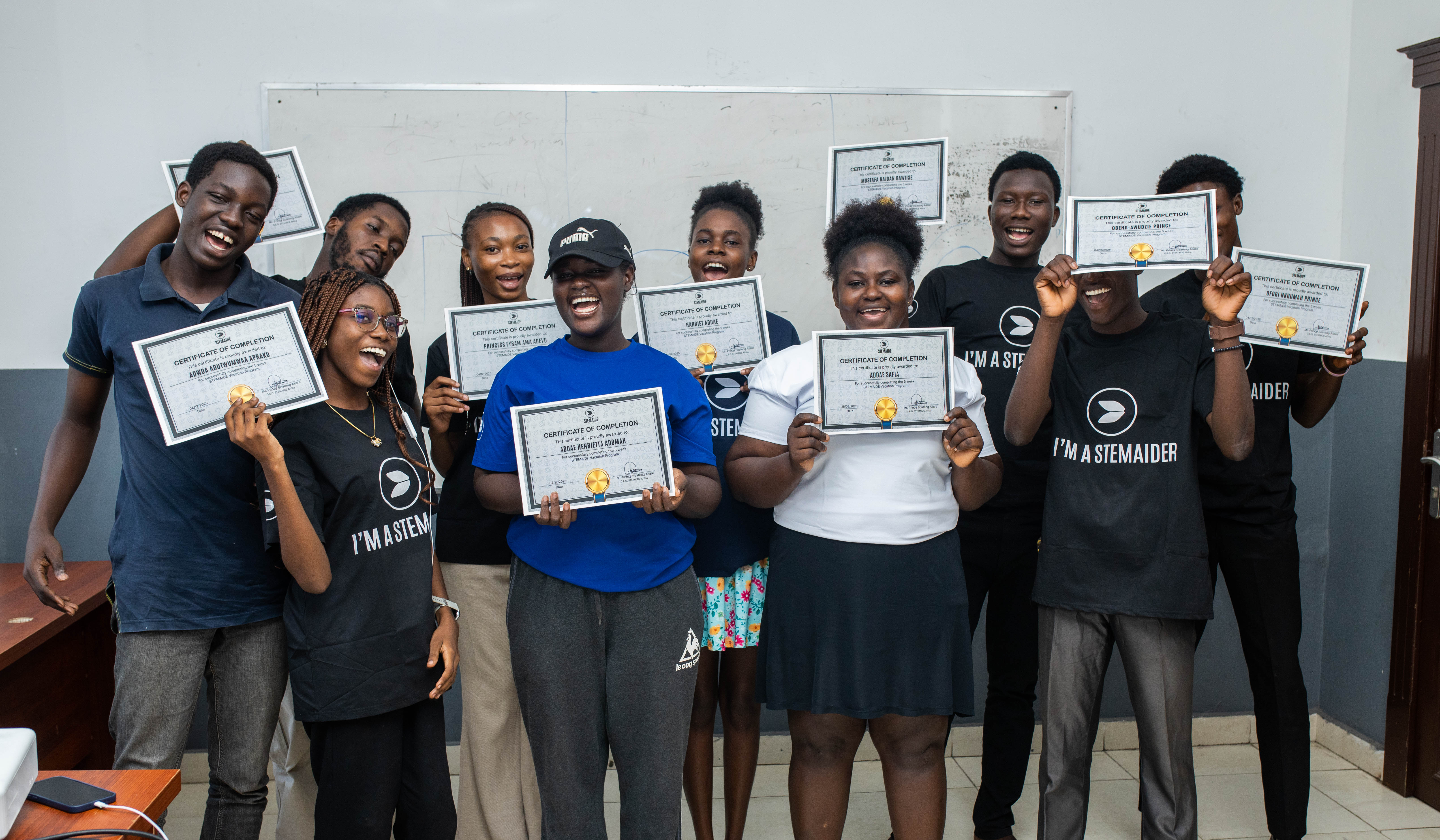 A New Wave of Young Innovators Graduates from STEMAIDE! 🚀