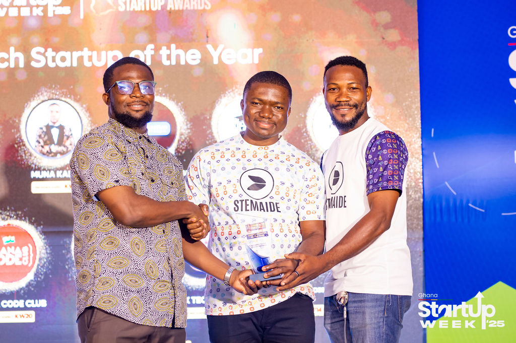 STEMAIDE Wins EdTech Startup of the Year for the Third Time in a Row at the 3rd Ghana Startup Awards